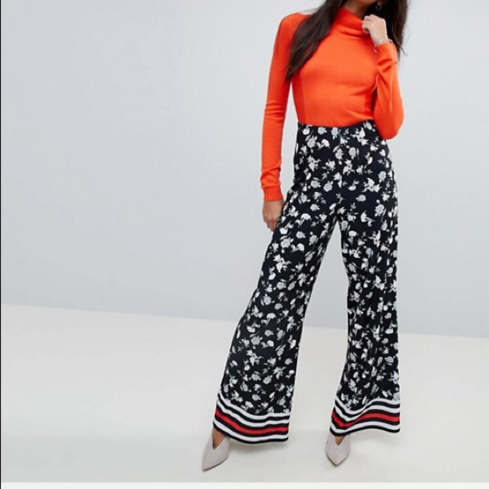 ASOS Tall floral print trousers